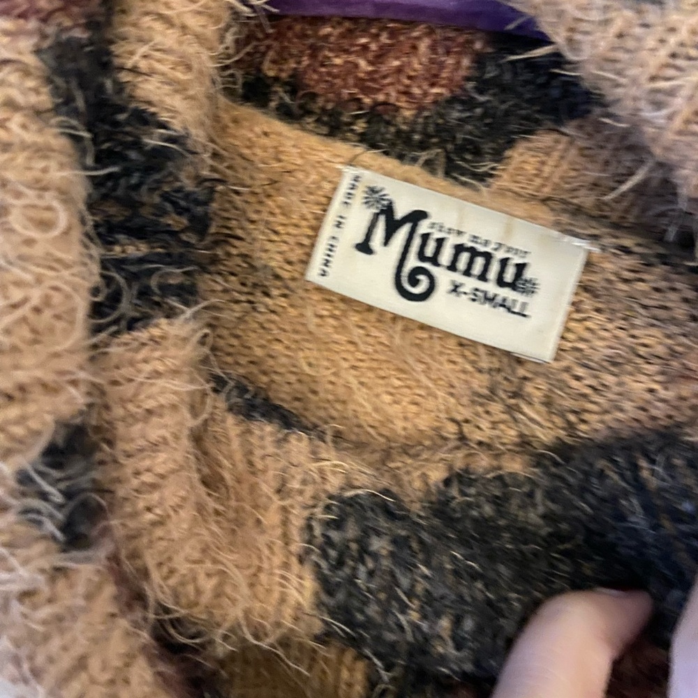 Show Me Your MuMu Leopard Print Fuzzy Sweater - Picture 2 of 3